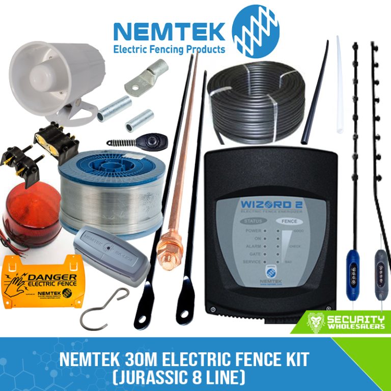 Electric fencing kit- 1 plot, 50 poles energize